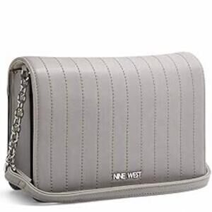 Nine West Jenette Crossbody Bag Greystone NWT
